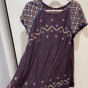 Free People babydoll holiday dress